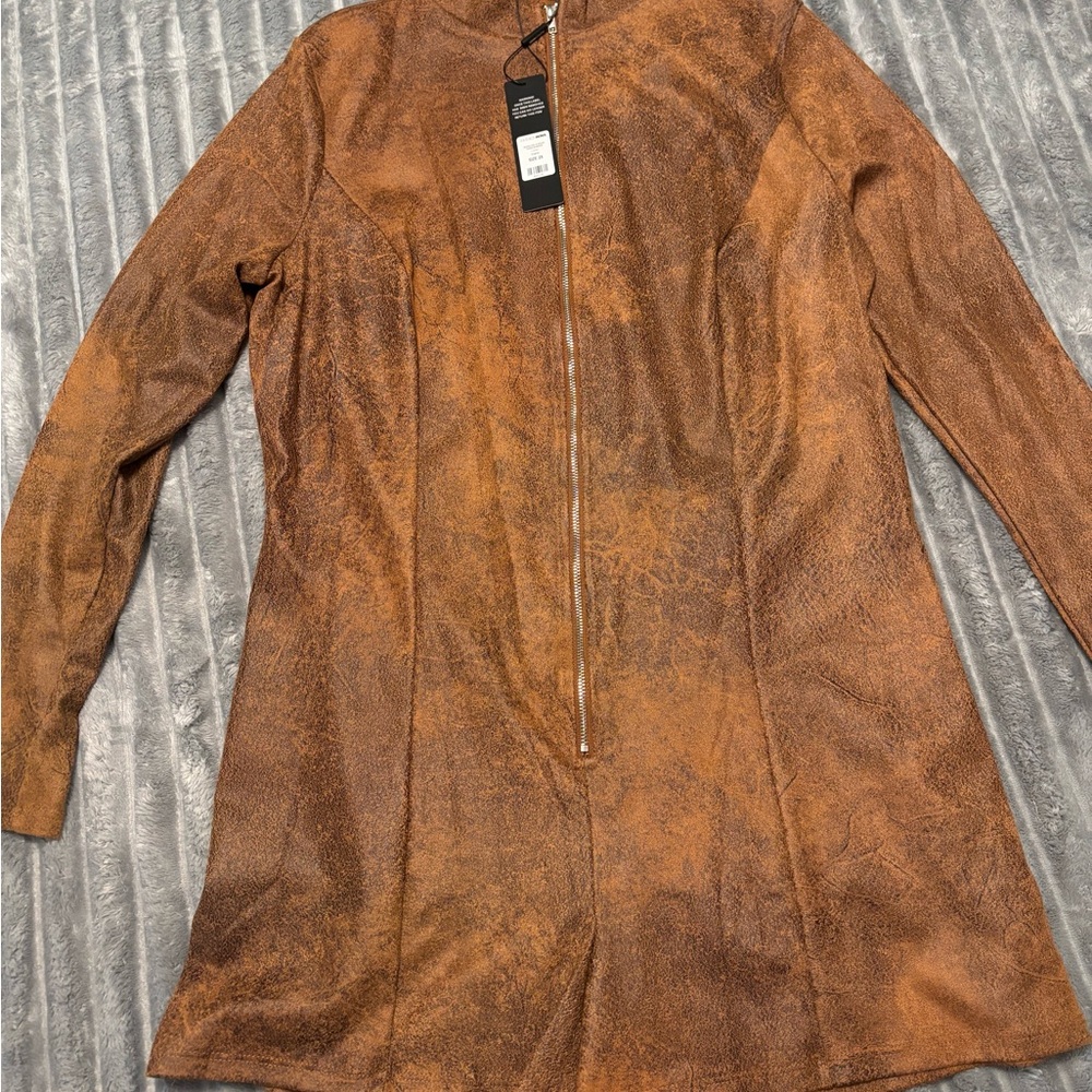 Women's Brown Romper